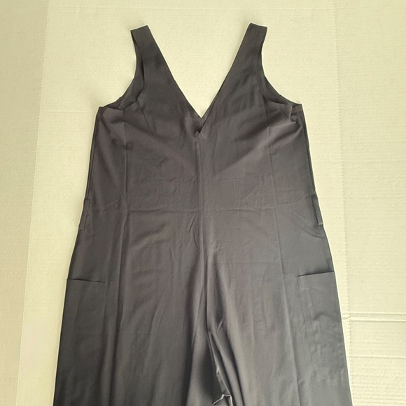Athleta Sarasota Black Wide Leg Sleeveless Jumpsuit - Picture 5 of 12
